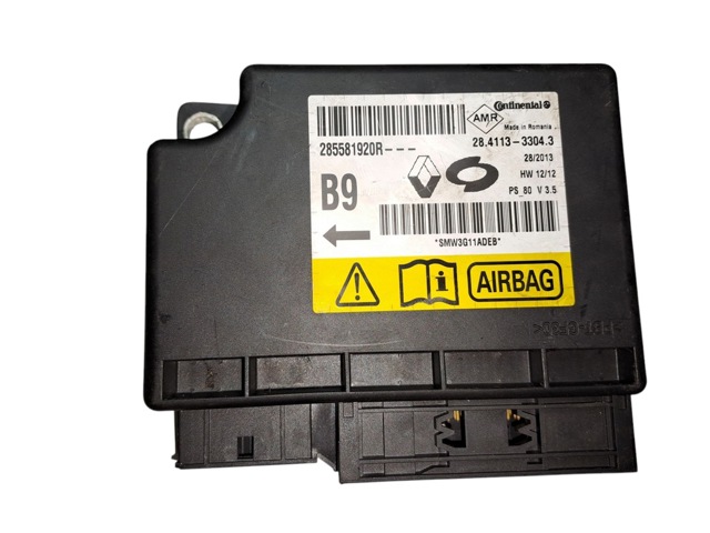 285581920R RENAULT Модуль-процессор управления подушкой безопасности (ЭБУ AIRBAG) купить в Полтава