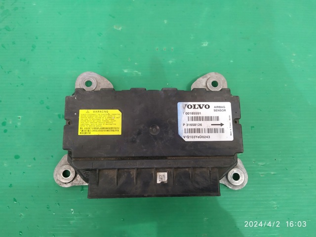 31658126 VOLVO Модуль-процессор управления подушкой безопасности (ЭБУ AIRBAG) купить в Львов