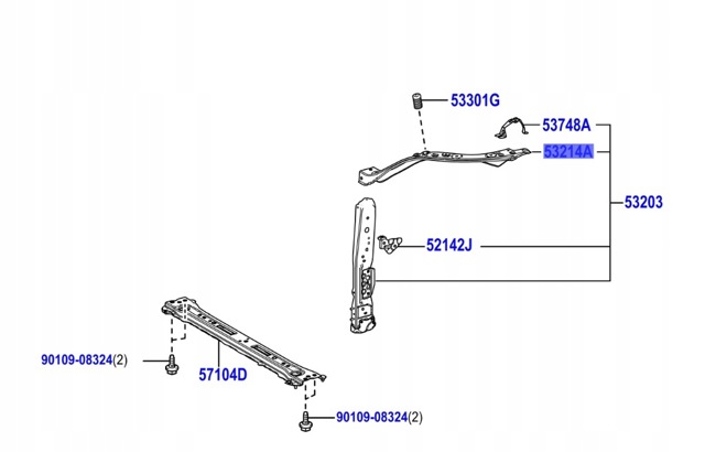 TOYOTA 5321442050 в наличии Павлоград