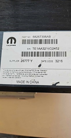 CHRYSLER 68267306AB в наличии Павлоград