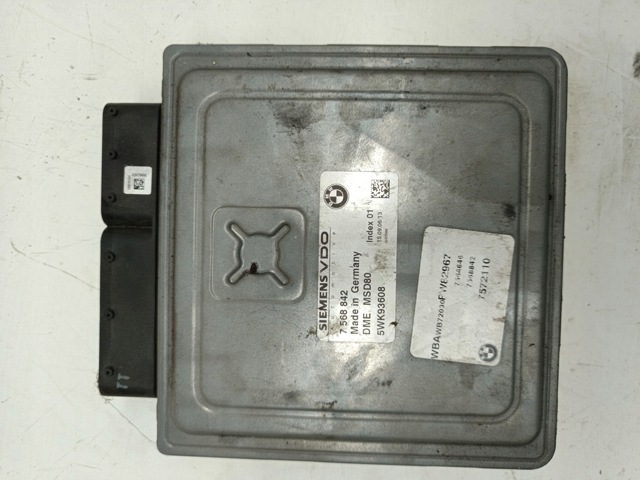 ЭБУ двигателем 7568842 BMW