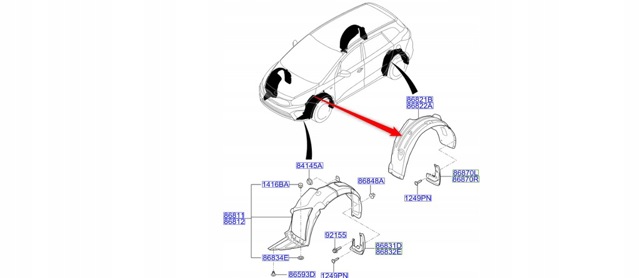 86830A4000 Hyundai/Kia