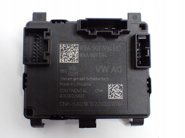Переключатель управления люком 89A907594BD VAG