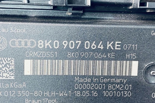Блок комфорта 8K0907064KJ VAG