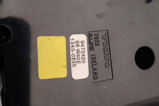 VOLVO 9472420 Блок управления режимами отопления/кондиционирования в наличии Павлоград