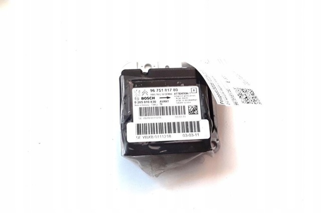 Блок управления airbag 9675181780 PEUGEOT