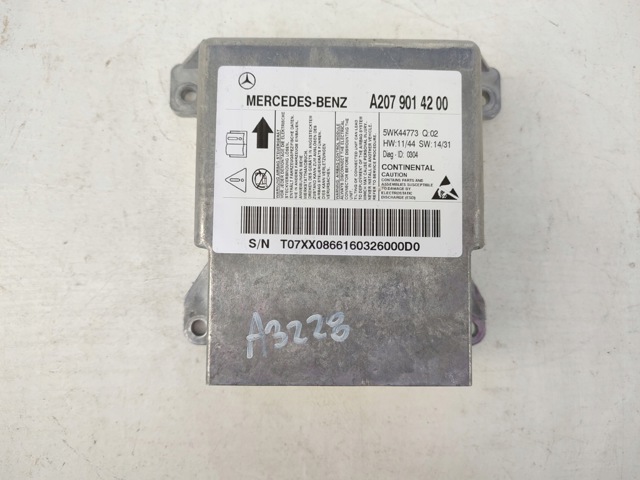 A2079014200 MERCEDES Модуль-процессор управления подушкой безопасности (ЭБУ AIRBAG) купить в Днепр