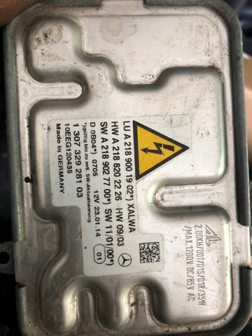 MERCEDES A218900190280 Блок розжига (ксенон) в наличии Черкассы