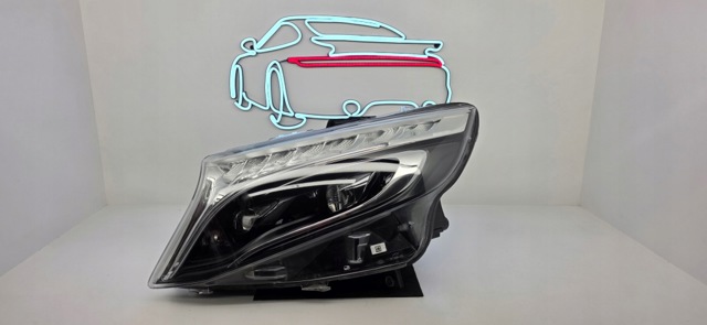 MERCEDES 4479061801 Левая фара в наличии Днепр