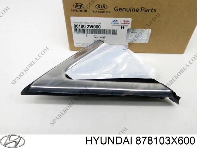 Накладка заднего левого крыла 878103X600 HYUNDAI