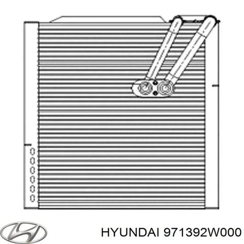 Радиатор кондиционера салонный, испаритель 971392W000 HYUNDAI