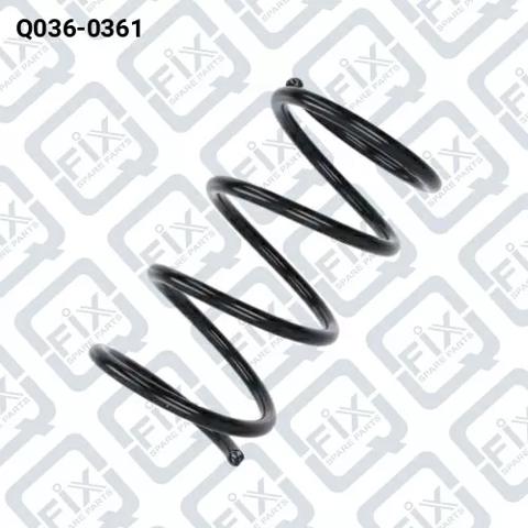 Пружина передней подвески Q0360361 Q-FIX