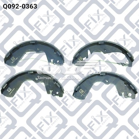 Задние барабанные колодки Q0920363 Q-FIX