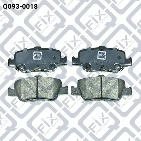 Колодки на тормоз задний дисковый Q0930018 Q-FIX