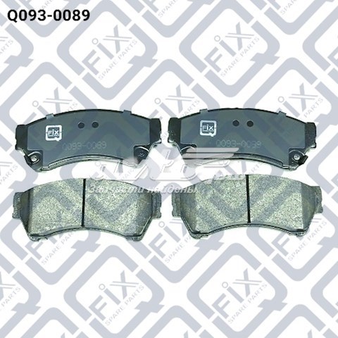 Колодки тормозные Q0930089 Q-FIX