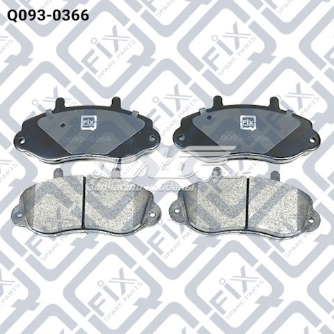 Колодки передние Q0930366 Q-FIX