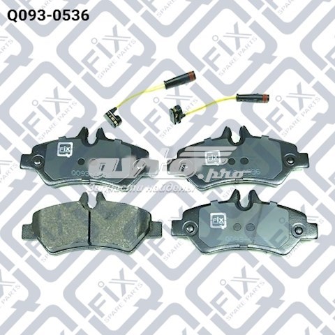 Колодки дисковые  Q0930536 Q-FIX