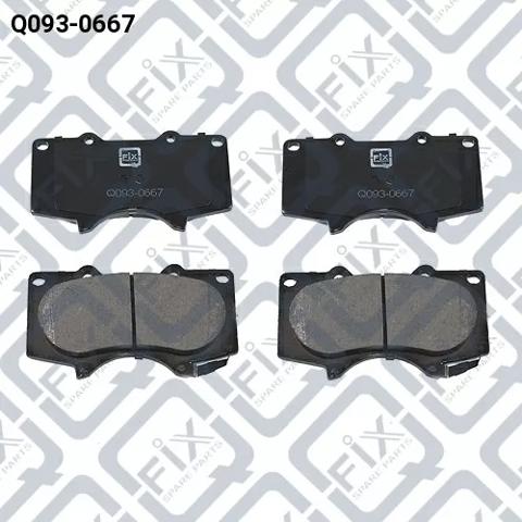 Колодки дисковые  Q0930667 Q-FIX