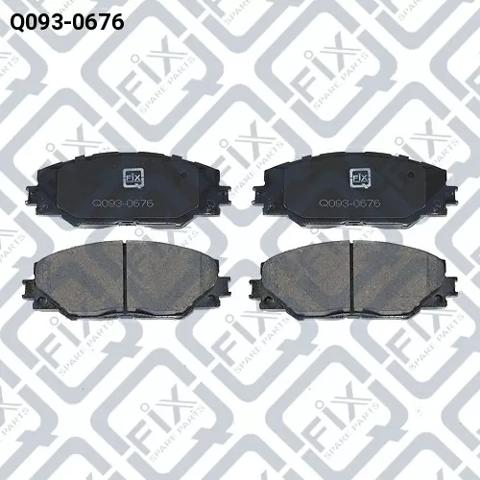 Передние тормозные колодки Q0930676 Q-FIX