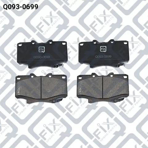Колодки тормозные передние дисковые Q0930699 Q-FIX
