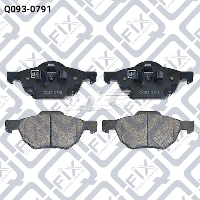 Колодки тормозные дисковые комплект Q0930791 Q-FIX