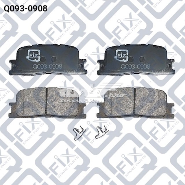 Задние колодки Q0930908 Q-FIX