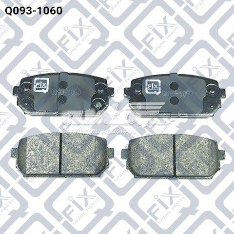 Колодки дисковые  Q0931060 Q-FIX