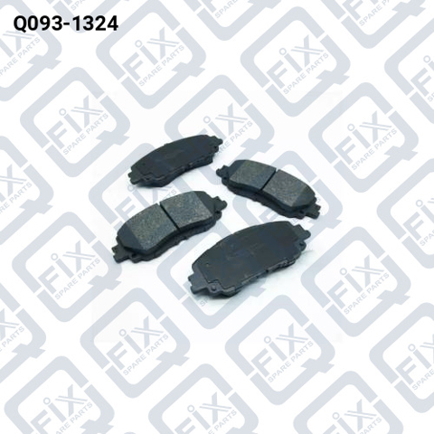 Колодки тормозные передние дисковые Q0931324 Q-FIX