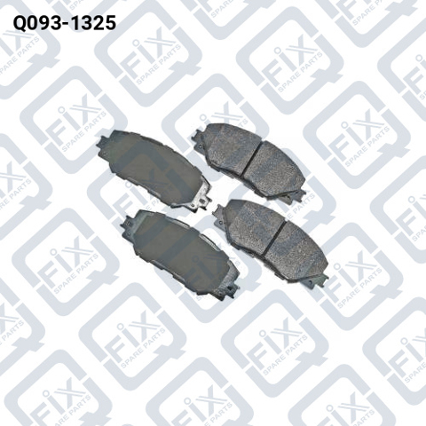 Колодки тормозные Q0931325 Q-FIX