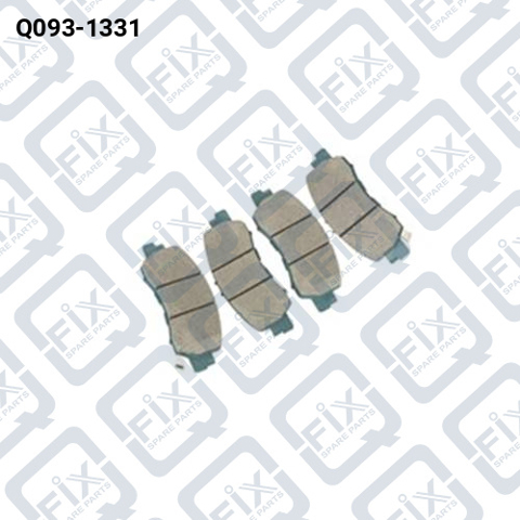 Колодки Q0931331 Q-FIX