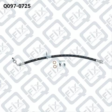 Передний правый тормозной шланг Q0970725 Q-FIX