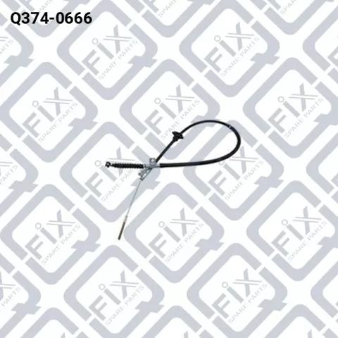 Трос стояночного тормоза передний Q3740666 Q-FIX