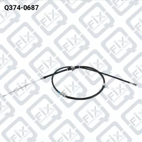 Трос ручника задний правый Q3740687 Q-FIX