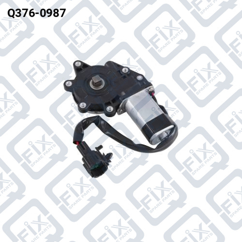 Моторчик стеклоподъемника двери задней, левой Q3760987 Q-FIX