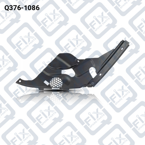Щиток подкапотный фары левой Q3761086 Q-FIX