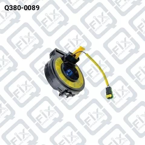 Кольцо AIRBAG контактное, шлейф руля Q3800089 Q-FIX