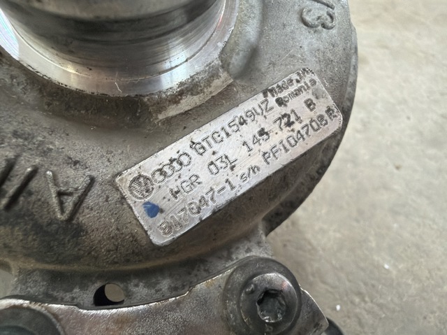 03L145721B VAG Турбина купить в Житомир