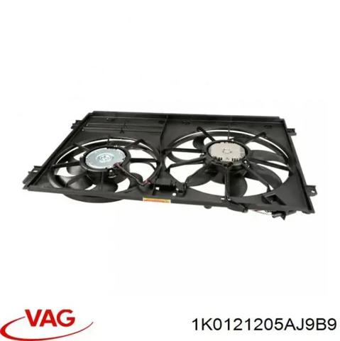 Кожух радиатора охлаждения 1K0121205AJ9B9 VAG