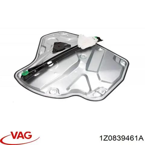 Механизм стеклоподъемника двери задней, левой 1Z0839461A VAG