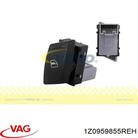 Кнопка подъемника заднего левого стекла 1Z0959855REH VAG