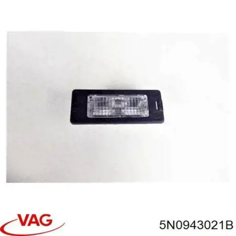 Фонарь подсветки заднего номера 5N0943021B VAG