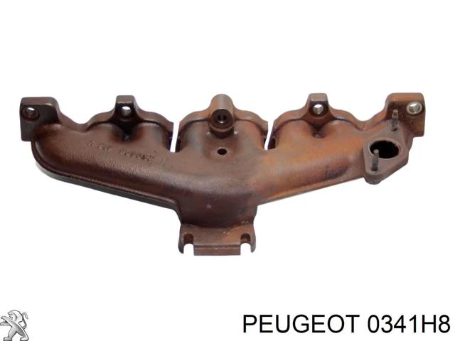 0341H8 PEUGEOT Выпускной коллектор купить в Каменское