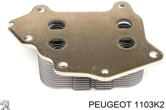 1103K2 PEUGEOT Радиатор масляный (холодильник), под фильтром купить в Одесса