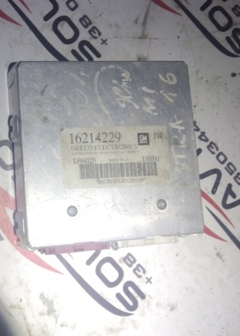 Компьютер двигателя 16214229 OPEL