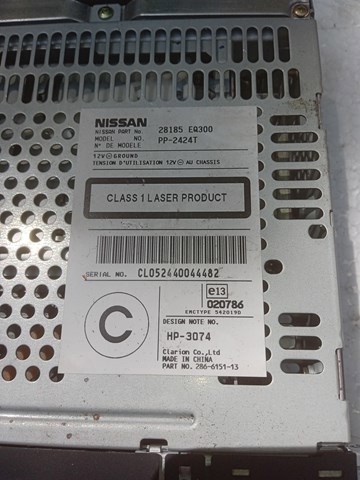 28185EQ300 NISSAN Магнитола (радио AM/FM) купить в Запорожье