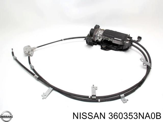 Электропривод ручного тормоза на nissan leaf хэтчбек (ze0) (01.10 - 12.12) electric em61 360353NA0B
