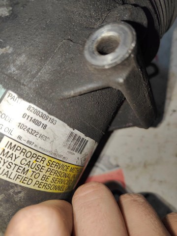 8200309193 RENAULT Компрессор кондиционера купить в Сумы