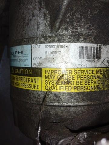 Компрессор хладагента 8200316164 RENAULT