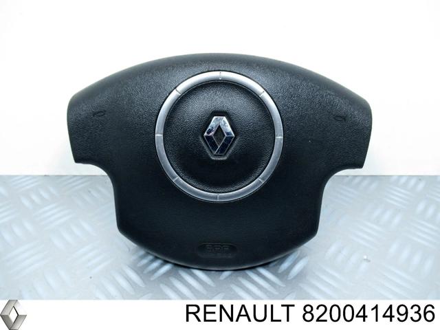 Подушка безопасности (airbag) водительская мультифункциональный руль | цвет: черный на renault megane-ii-grandtour универсал (km0) (01.03 - 12.08) 1.6 16v (01.07) k4m 813 8200414936