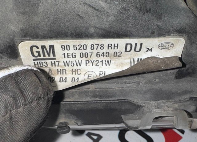 90520878 OPEL Фара правая купить в Чернигов